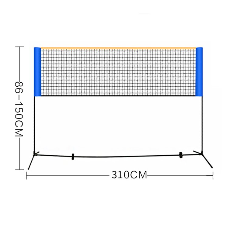 Factory direct durable soccer net tennis net and portable badminton net with high quality