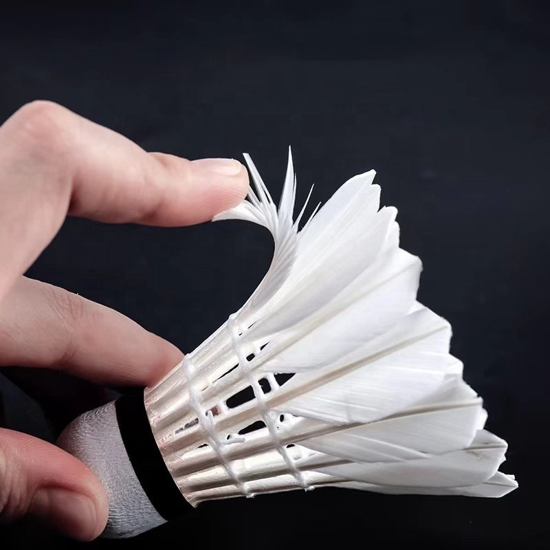 High Quality Goose Feather Badminton Shuttlecock in Bulk Good for Wholesale