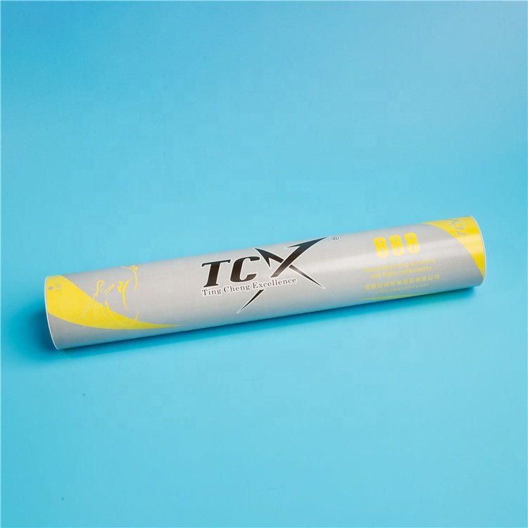 TCX888 High Quality and Durable Goose Feather Sandwich Cork Shuttlecock For Badminton Sports Training With Factory Price