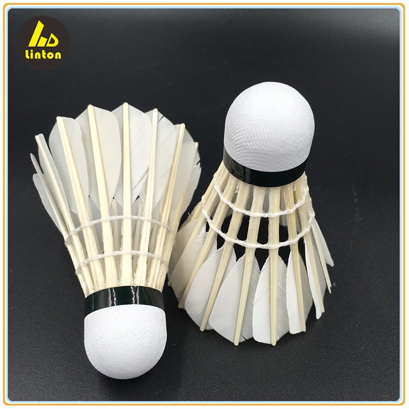 Chinese Manufacturer Factory Sale Goose Feather Training Badminton Balls Shuttlecocks