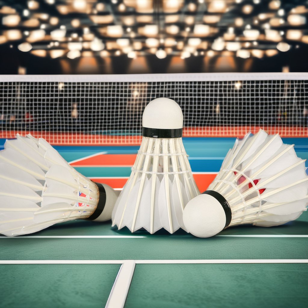 Wholesale Brand Durable Goose Feather Badminton Shuttlecocks Lingmei 10