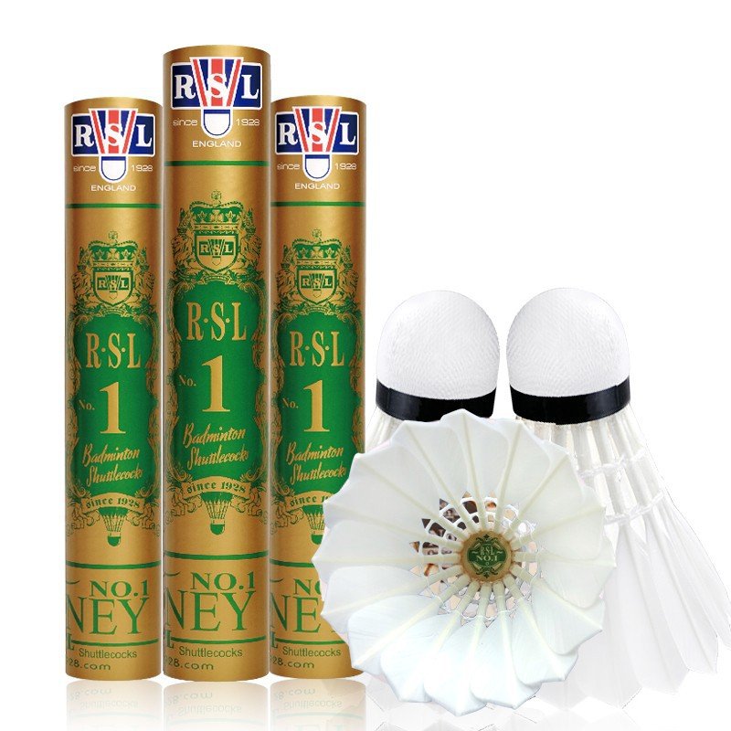 Badminton ball RSL No.1 Duck Feathers Selected With Good Elasticity Fine And Durable Badminton Shuttlecock