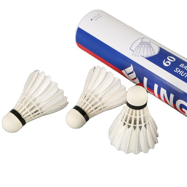 Shuttlecock Badminton aeroplane Trophy Golden Class A Goose feather Shuttlecock