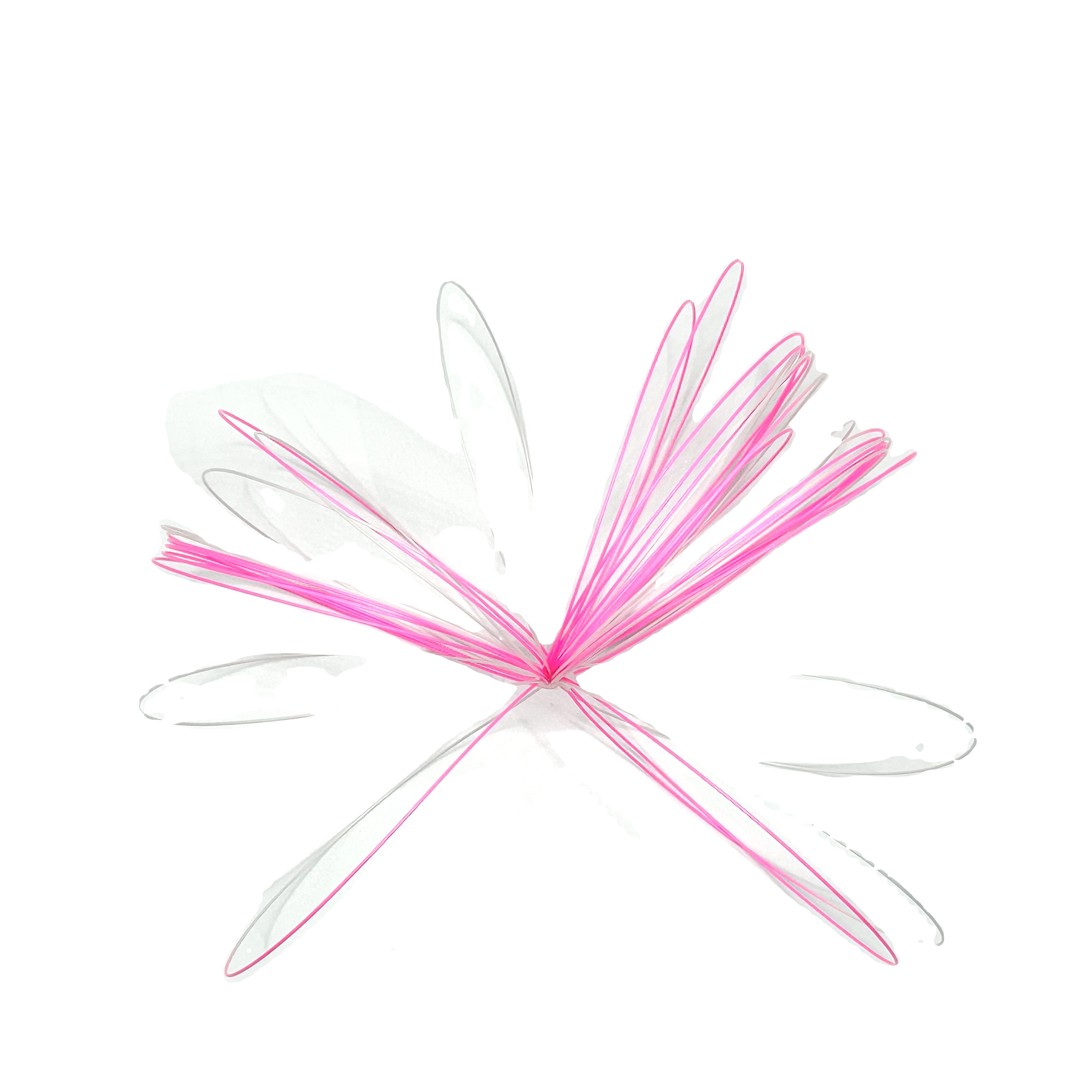 High Quality Pink&White Badminton Racket String Highly Elastic Badminton String