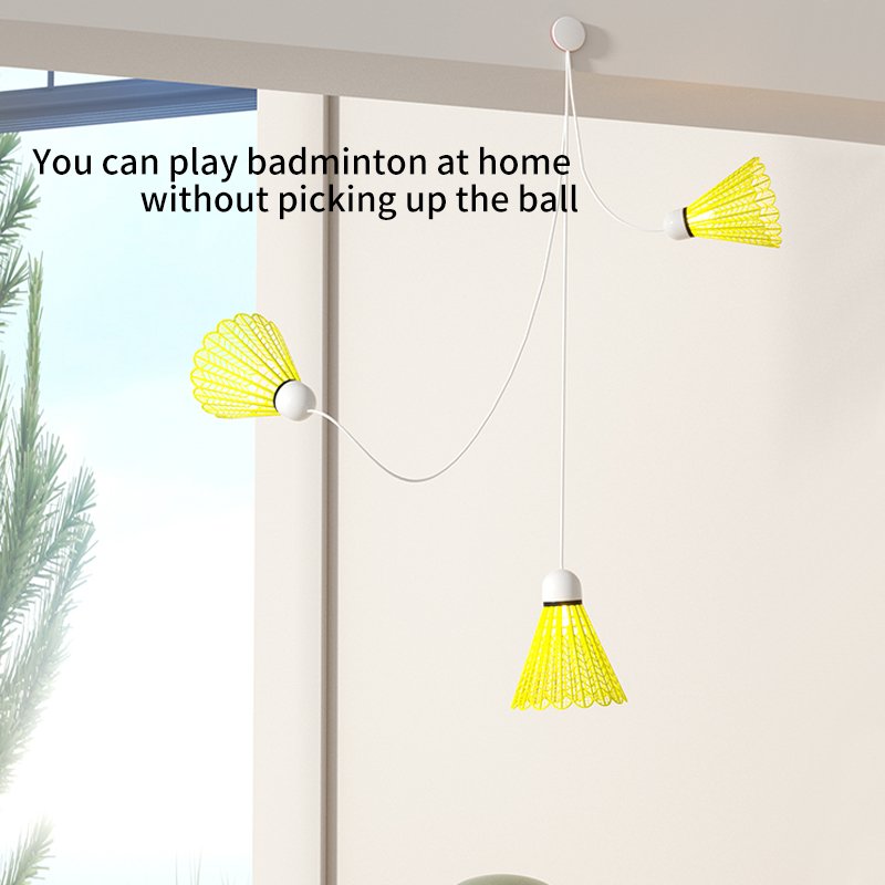 Wholesale New Trends indoor hanging training set toy equipment set badminton self training