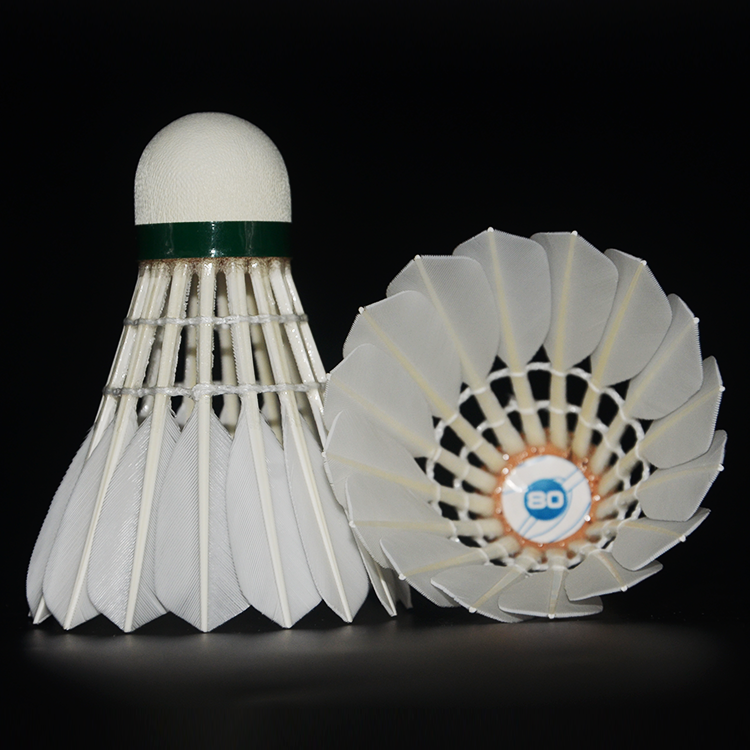 Factory Direct Sale anhui bwf approver class a goose feather badminton shuttlecocks with great stability