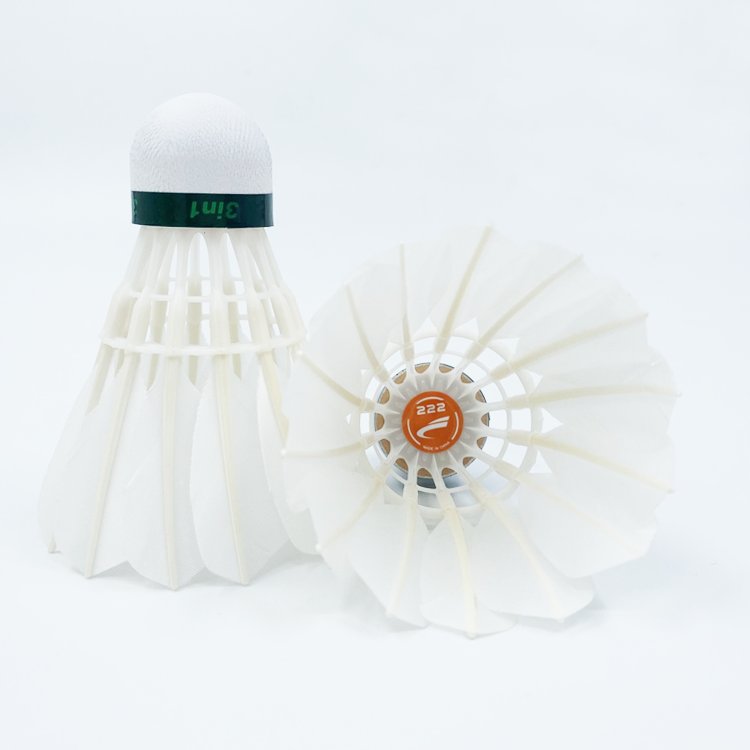 Manufacturer Supplier China Feather Badminton Synthetic Hybrid Shuttlecock with Great Durability Stability and Balance