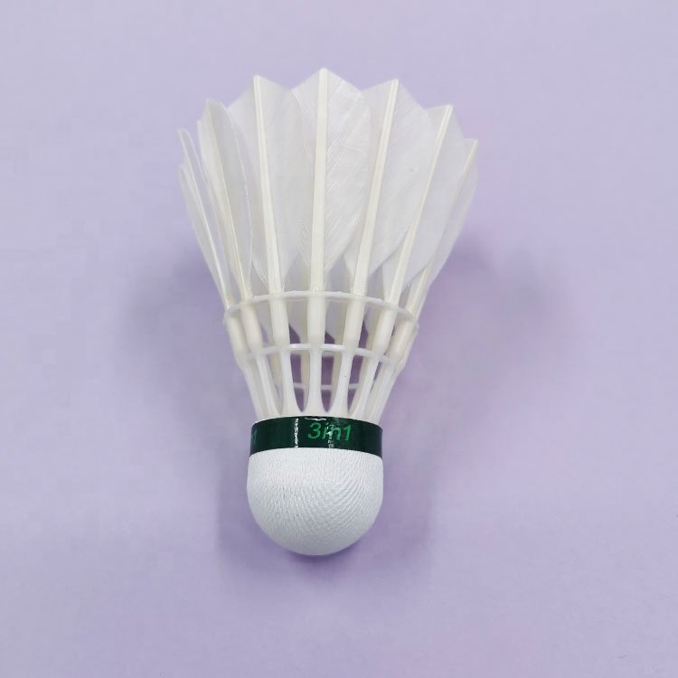 Good Quality Natural Feather Badminton Shuttlecock Durable 3in1 Badminton Shuttlecock 12pcs per Dozen Shuttlecock for Badminton