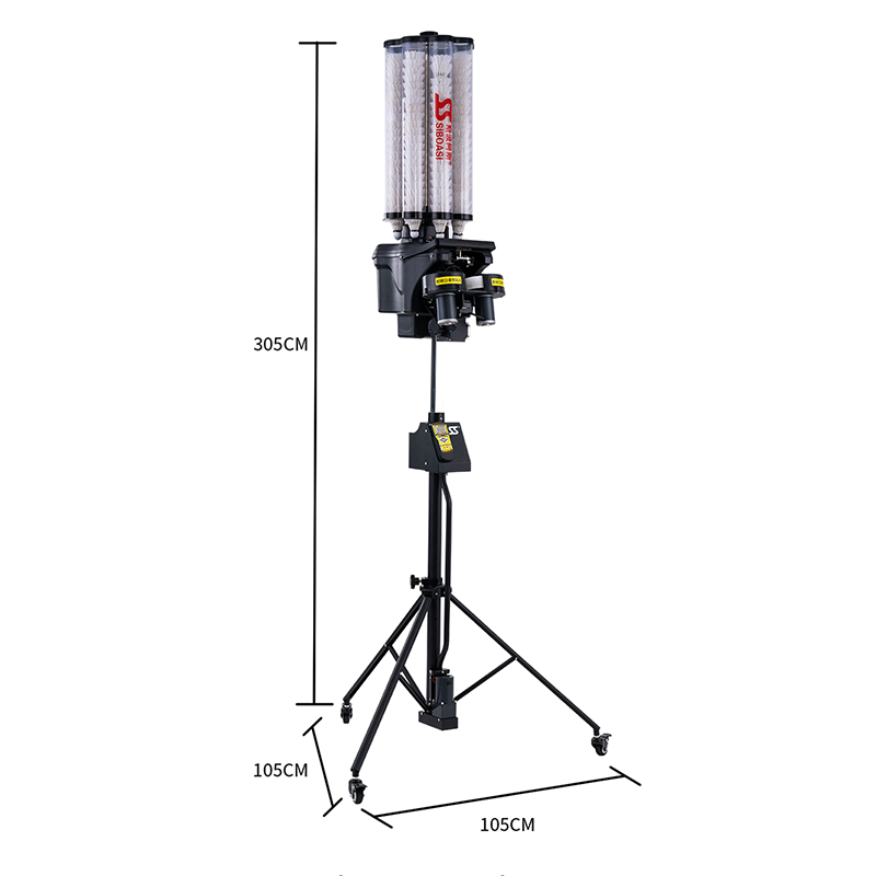 Smart badminton ball training machine badminton shuttlecock equipment aual-use APP control for sale