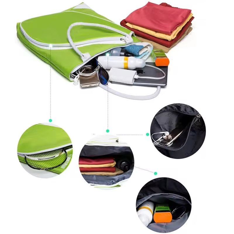 Tennis Bag Handbag Badminton Shoulder Bag Multifunctional Sports Waterproof Black Handbag Badminton Bag