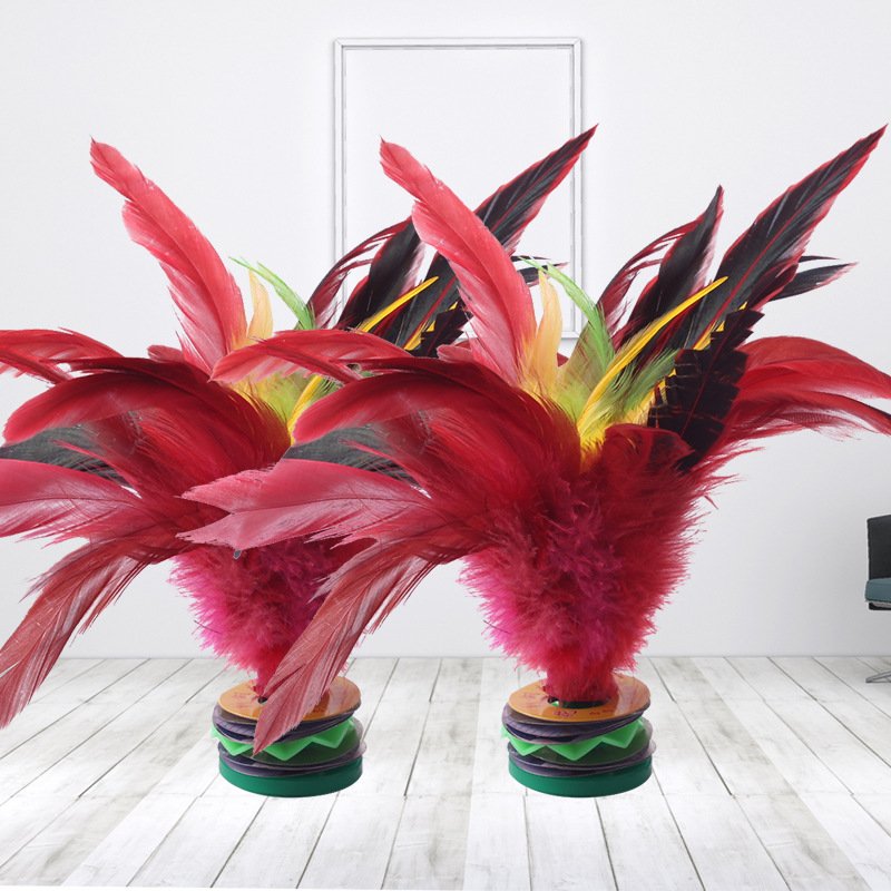 Iron Donkey Outdoor Chinese Jianzi Fitness Colorful Chinese Children's Goose Feather Jianzi