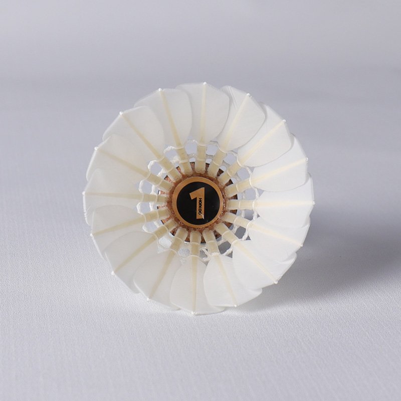 OEM ODM Factory Honkoo High Quality Top Goose Feather Badminton Shuttlecock For Professional Tournament