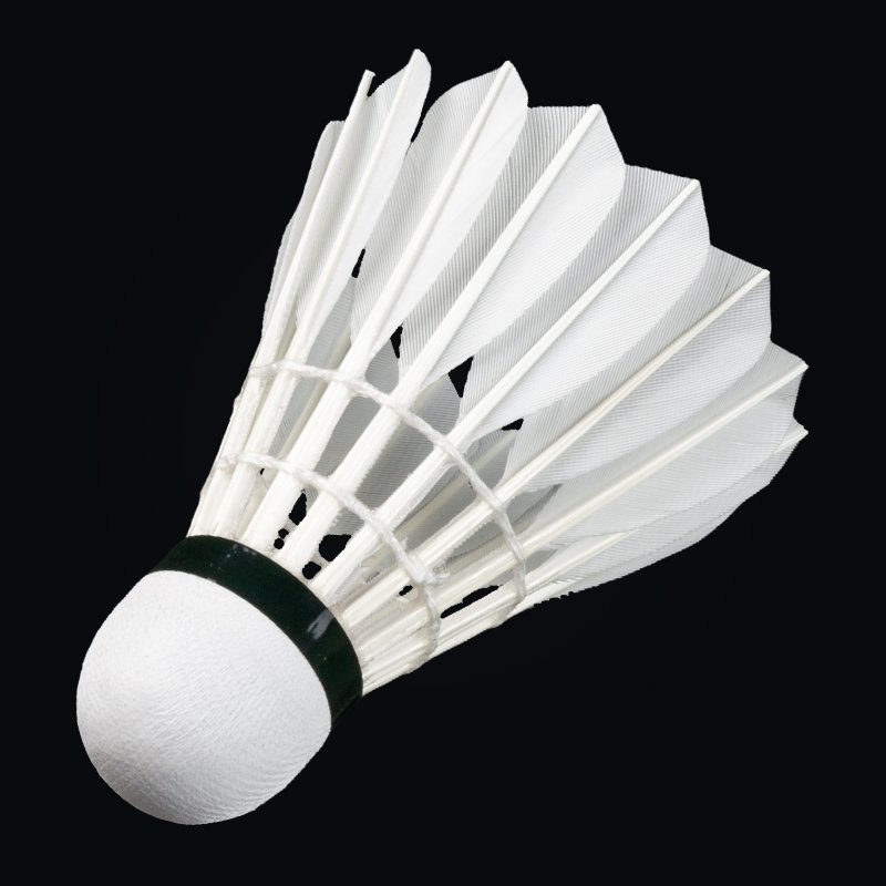 Best-Selling Class a Badminton Shuttles High-Durable Duck Feather Shuttlecocks Competition Training BWF Certified PU Cork Head