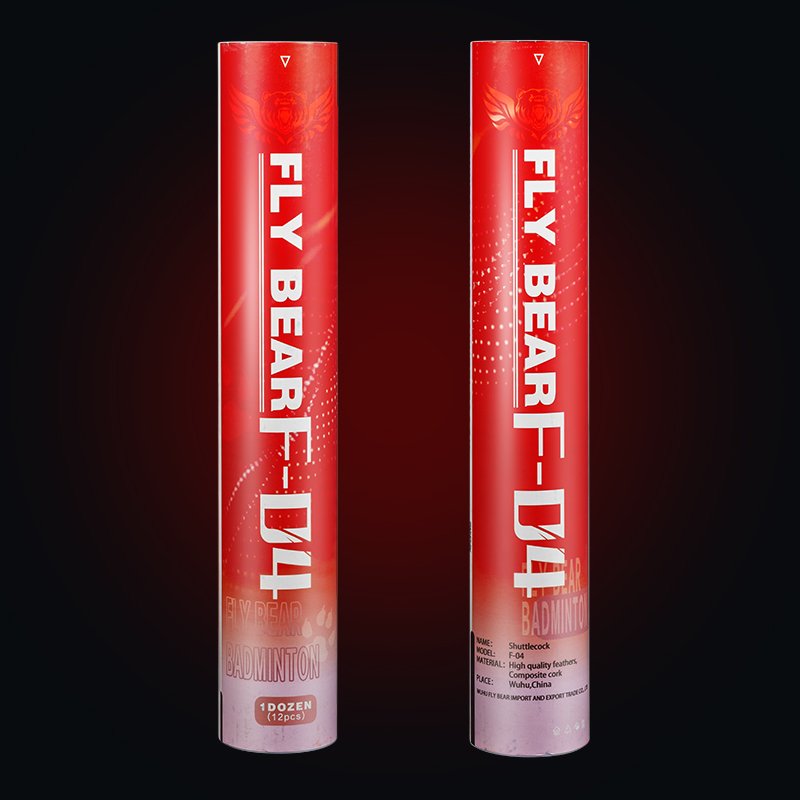 Best-Selling Class a Badminton Shuttles High-Durable Duck Feather Shuttlecocks Competition Training BWF Certified PU Cork Head
