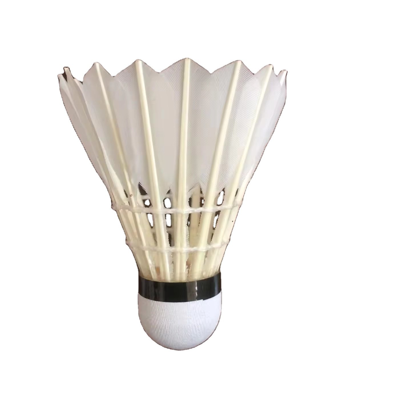 Factory direct sales resistant badminton no standard 3 /6 /12 training badminton goose feather shuttle