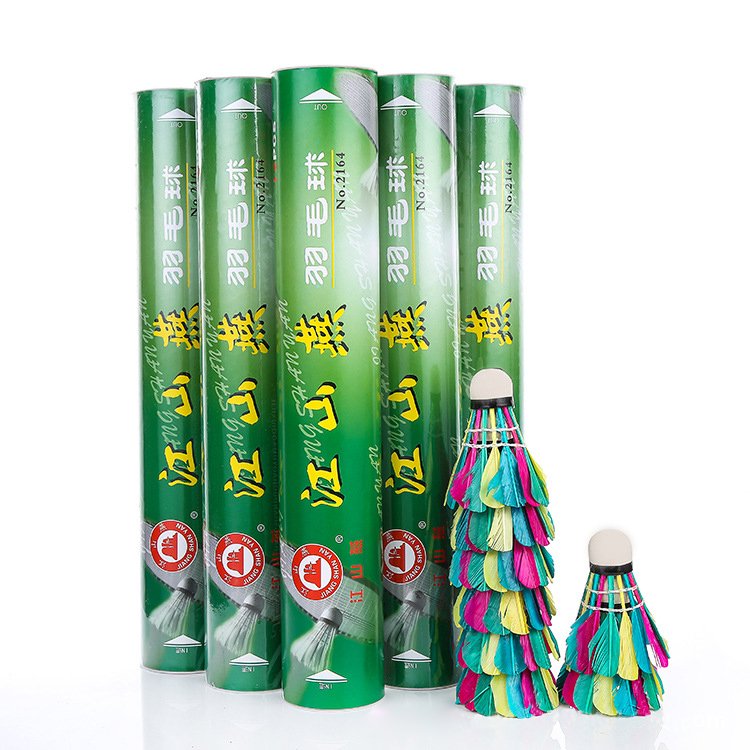 Wholesale brand high quality reasonable price goose and duck Feather Badminton Shuttlecocks