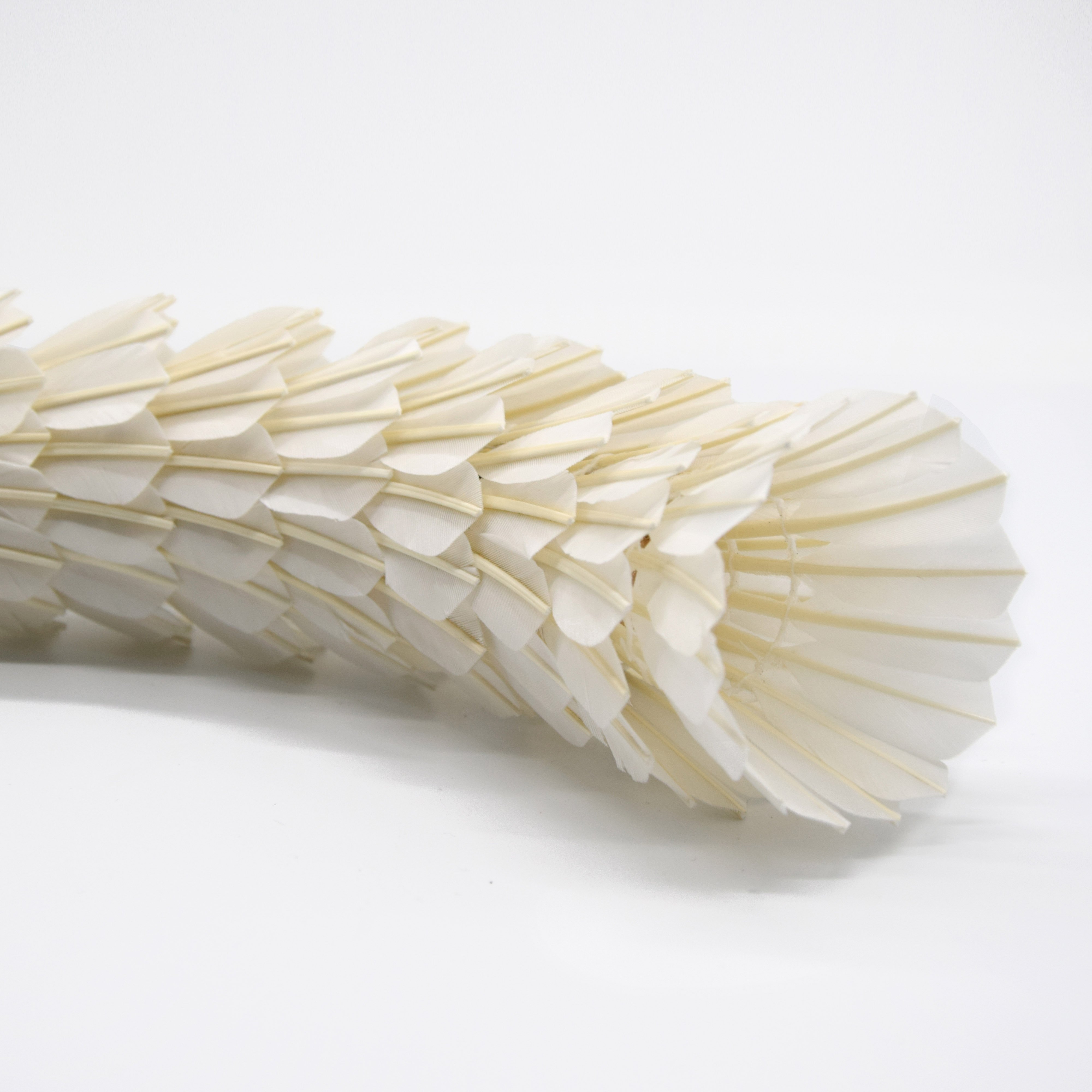 Durable Badminton Shuttlecock Goose Feather For Club Competition 12pcs Shuttle Cock For Training