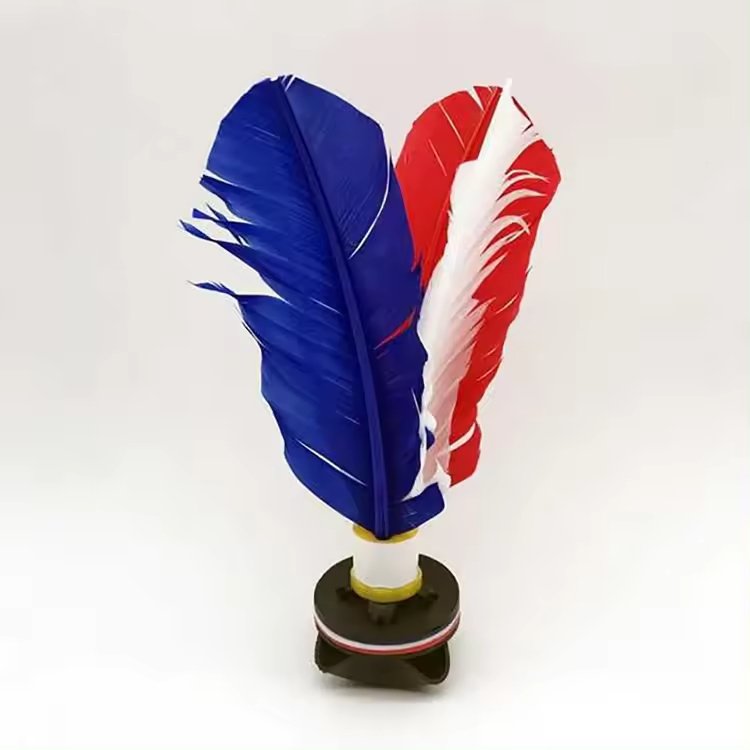 Manufacture Outdoor Colorful Promotional Cheap Kick Feather Shuttlecock