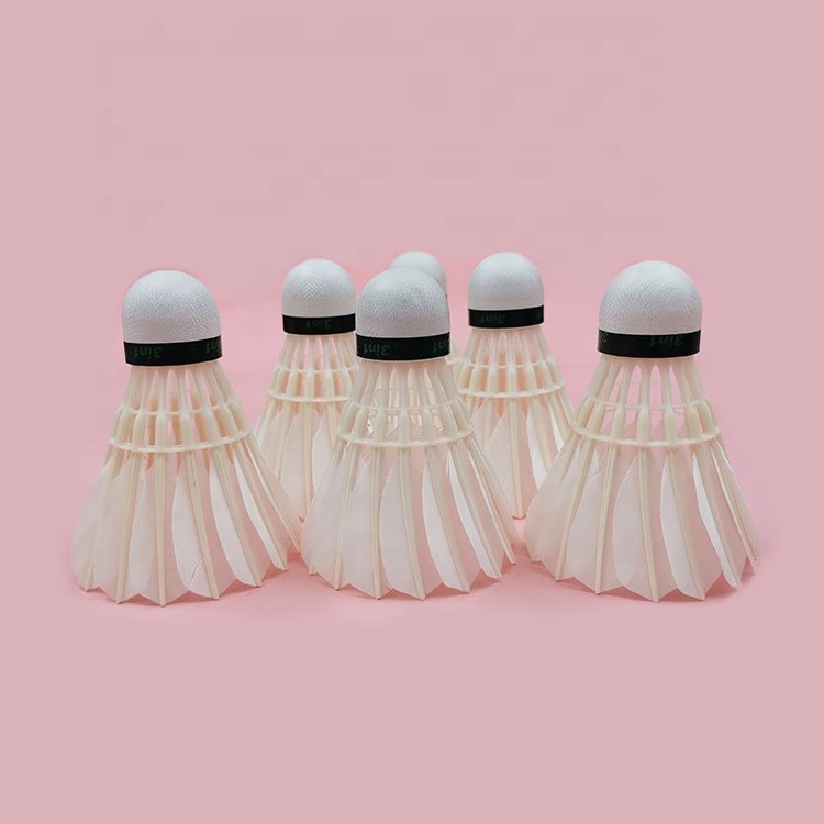 China Training Sports Light Weight Professional Goose Feather Badminton Shuttlecock High Quality 3in1 Hybrid Shuttlecocks