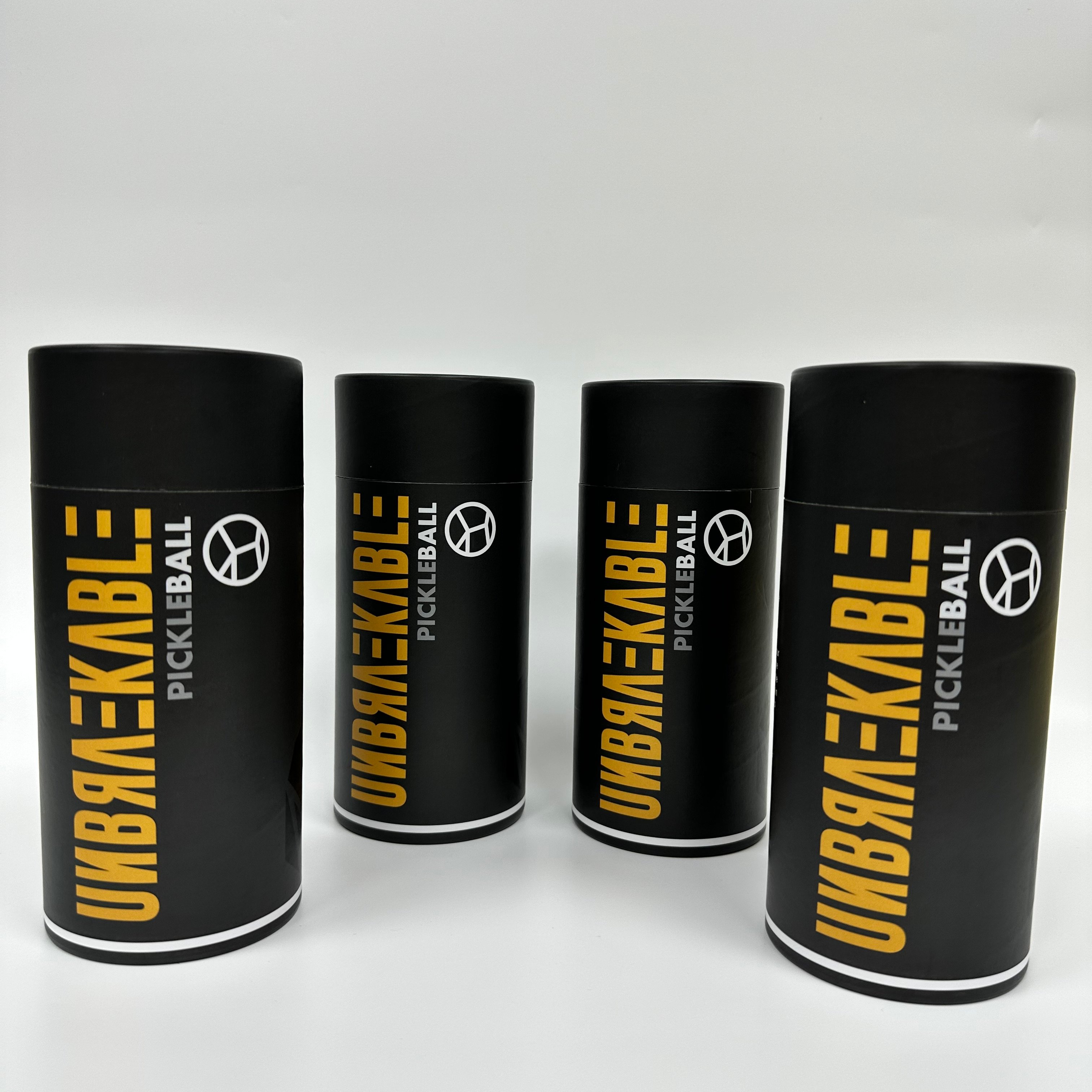 Custom Printed Gold Stamp Caja De Regalos Emballage Sport Shuttlecock Cylinder Paper Round Cardboard Tube Packaging Box