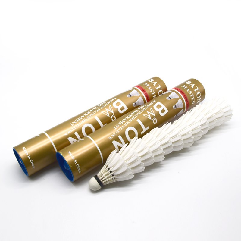 Wholesale Badminton Shuttlecock For International Tournament Goose Feather Badminton And Professional Players