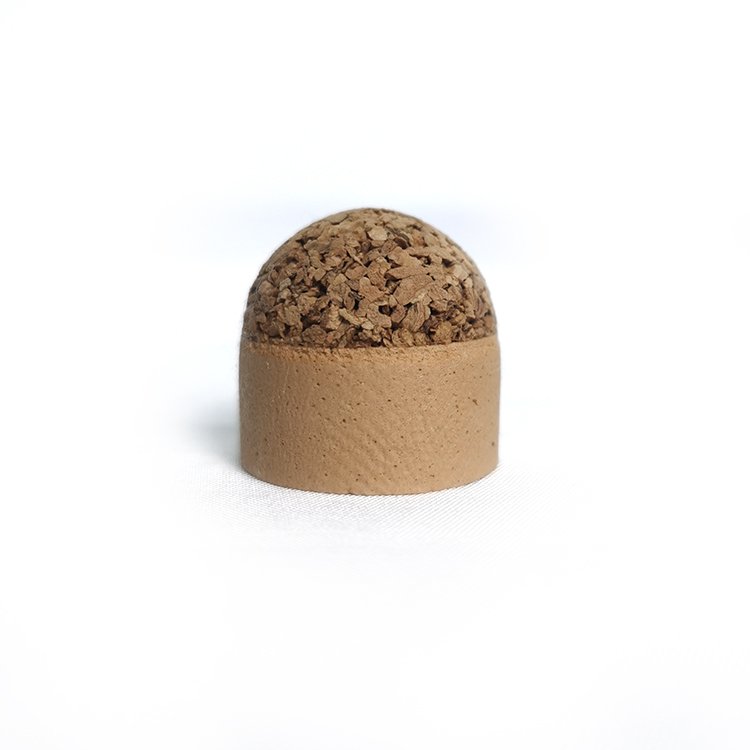 Competitive Durable Badminton Shuttlecock Head Badminton Cork Stock Shuttlecock Head High Quality 2 Layer PU Taiwan Fiber Cork