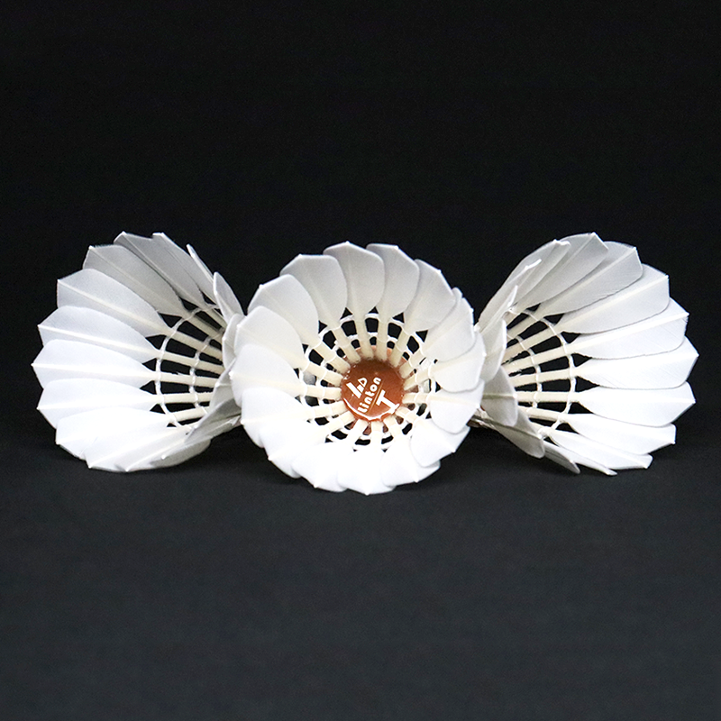 The Best Selling Popular Exercise Fitness Great Quality Goose Feather Own Brand Professional Badminton Shuttlecock