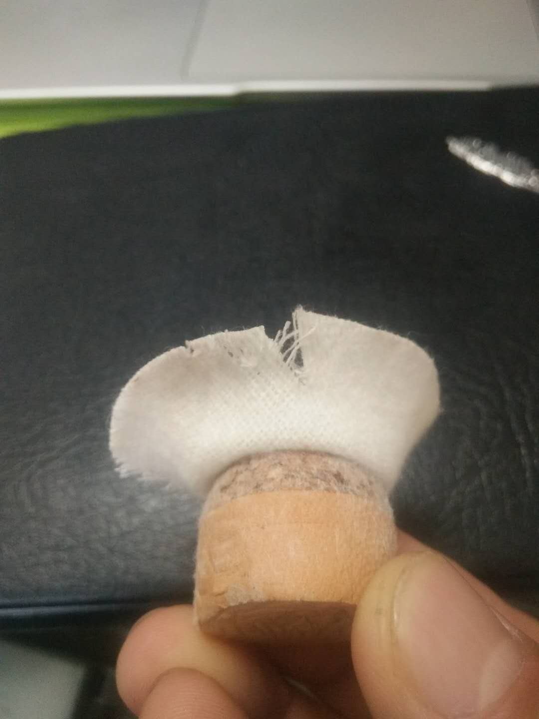 Cheap Wholesale 2 Layer Pu Parts Material Raw Badminton Cork Shuttlecock Head Most Popular Badminton Shuttle Head