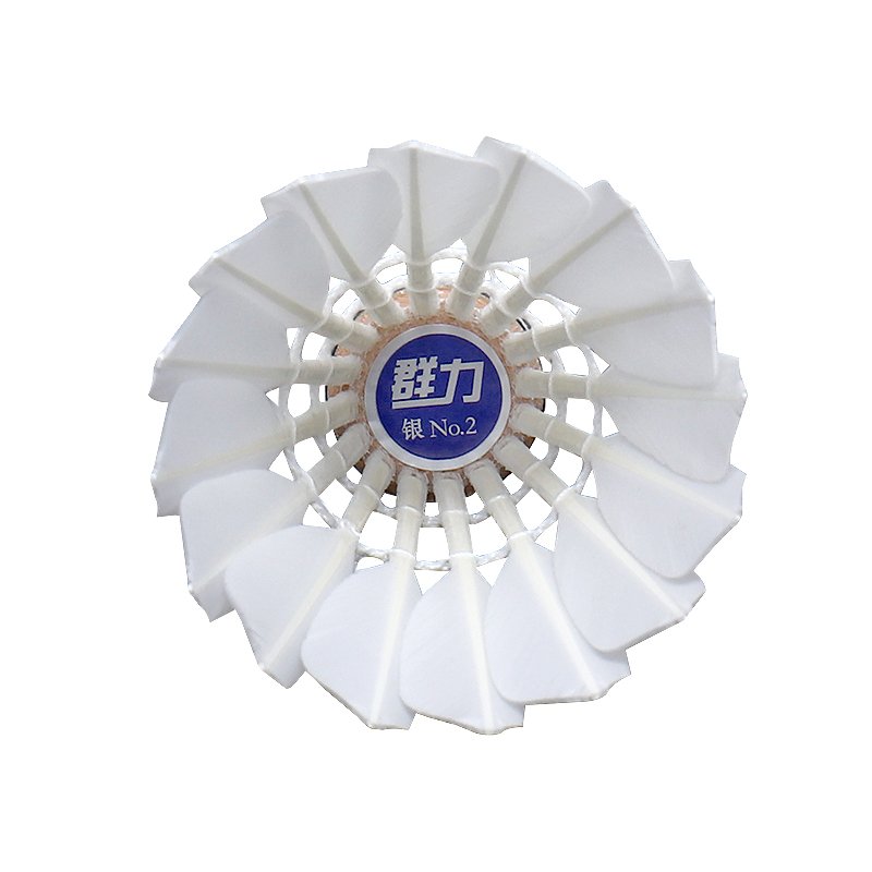 Custom Logo High Quality Durable Silver Duck Feather KUNLI Badminton Feather Shuttlecock