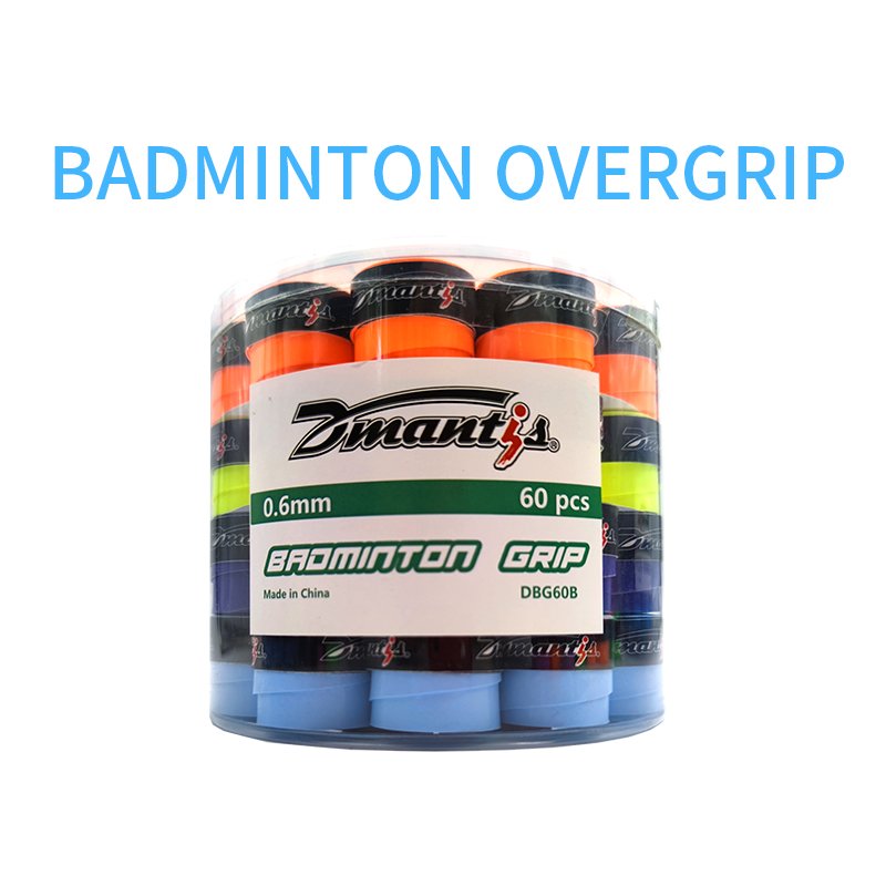 High-Quality Pack of 60 Custom Tennis Overgrips for Racket Anti-Slip Properties and Badminton Racket Protection