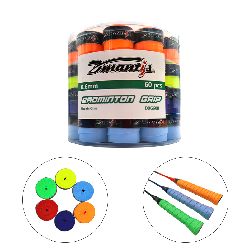 High-Quality Pack of 60 Custom Tennis Overgrips for Racket Anti-Slip Properties and Badminton Racket Protection