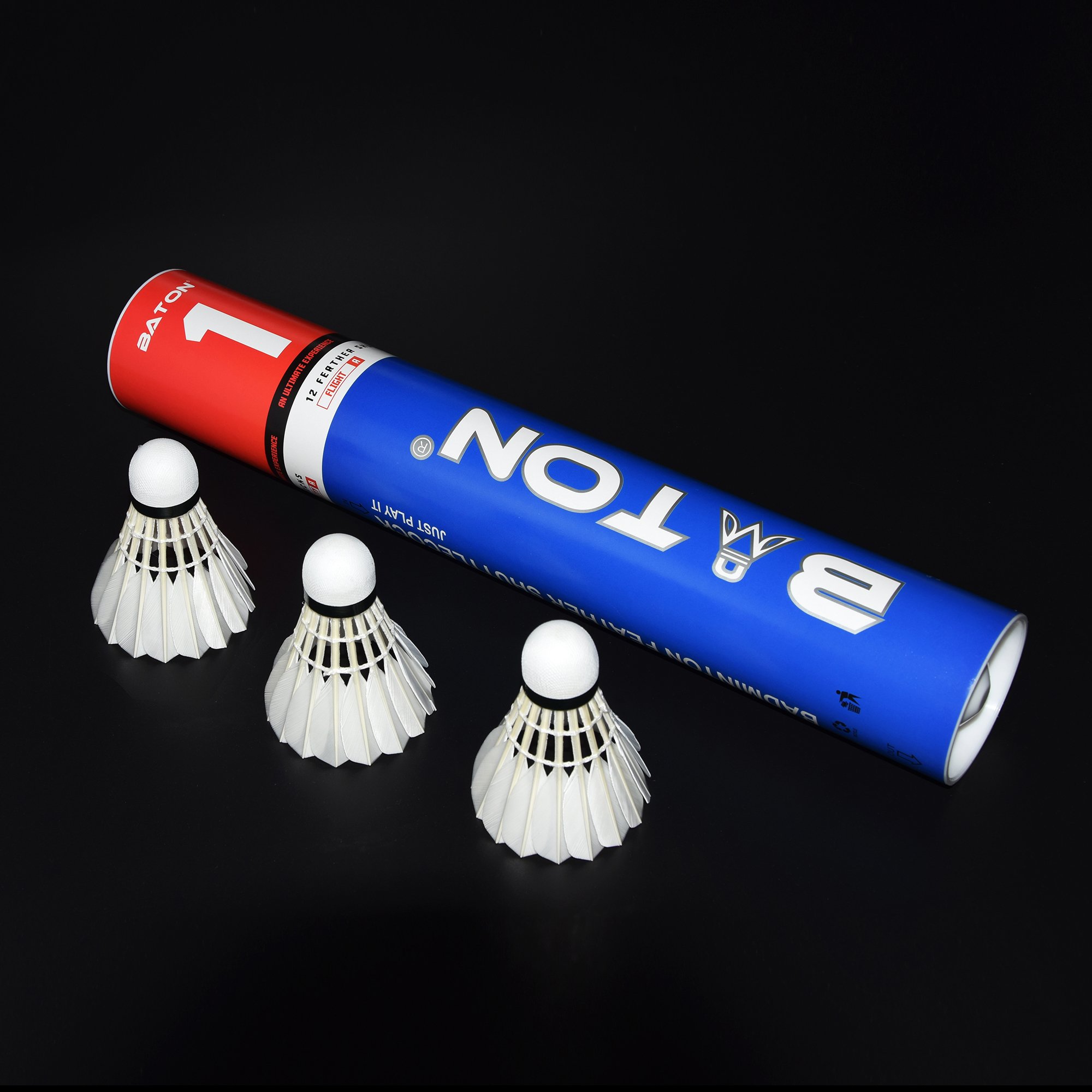 Custom High Quality Durable Stable Goose Feather Badminton Shuttlecock Cock Badminton for Tournament and Professional Players