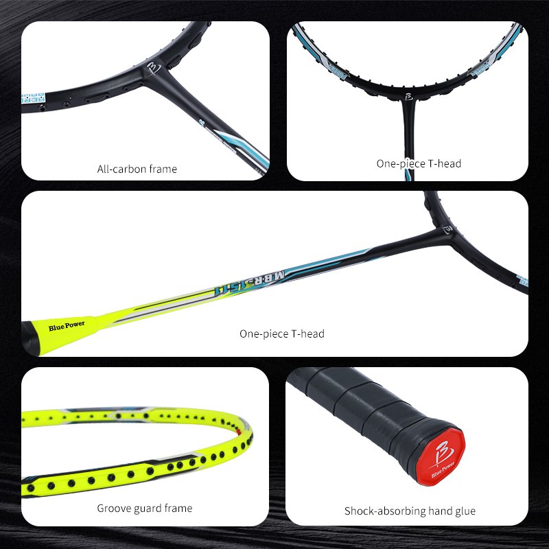 OEM pack graphite custom fiber professional high quality factory direct sale lightweight carbon fiber badminton racket