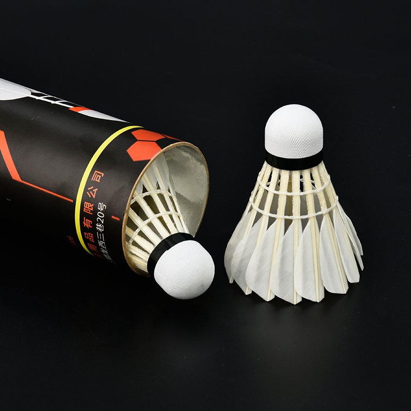 Badminton Shuttlecock oem YS8 Indoor training big board white duck feather super durable badminton shuttlecocks
