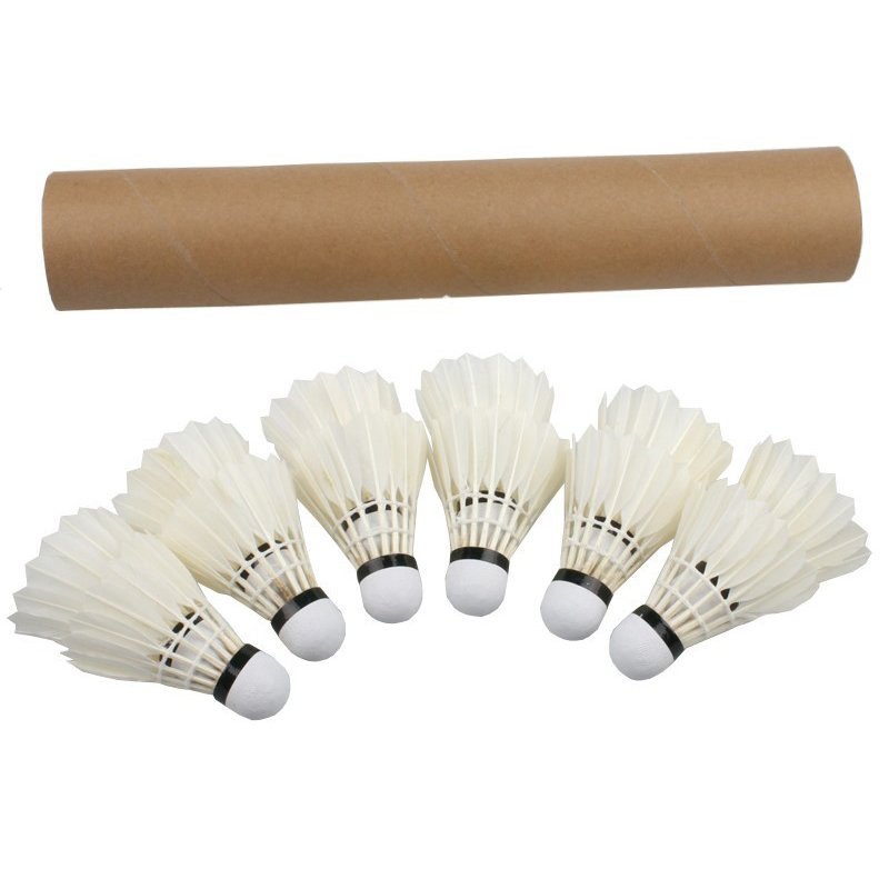 Badminton Shuttlecocks Goose Feather Badminton Balls Outdoor Sports Accessories Durable Badminton