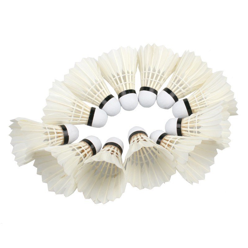 Badminton Shuttlecocks Goose Feather Badminton Balls Outdoor Sports Accessories Durable Badminton