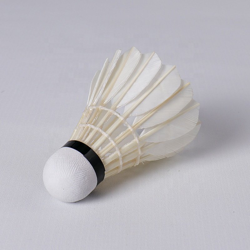 Top Quality Shuttle Cock Badminton Honkoo-07 Wholesale Super Durable Class E Goose Feather Shuttlecock For Profess Training