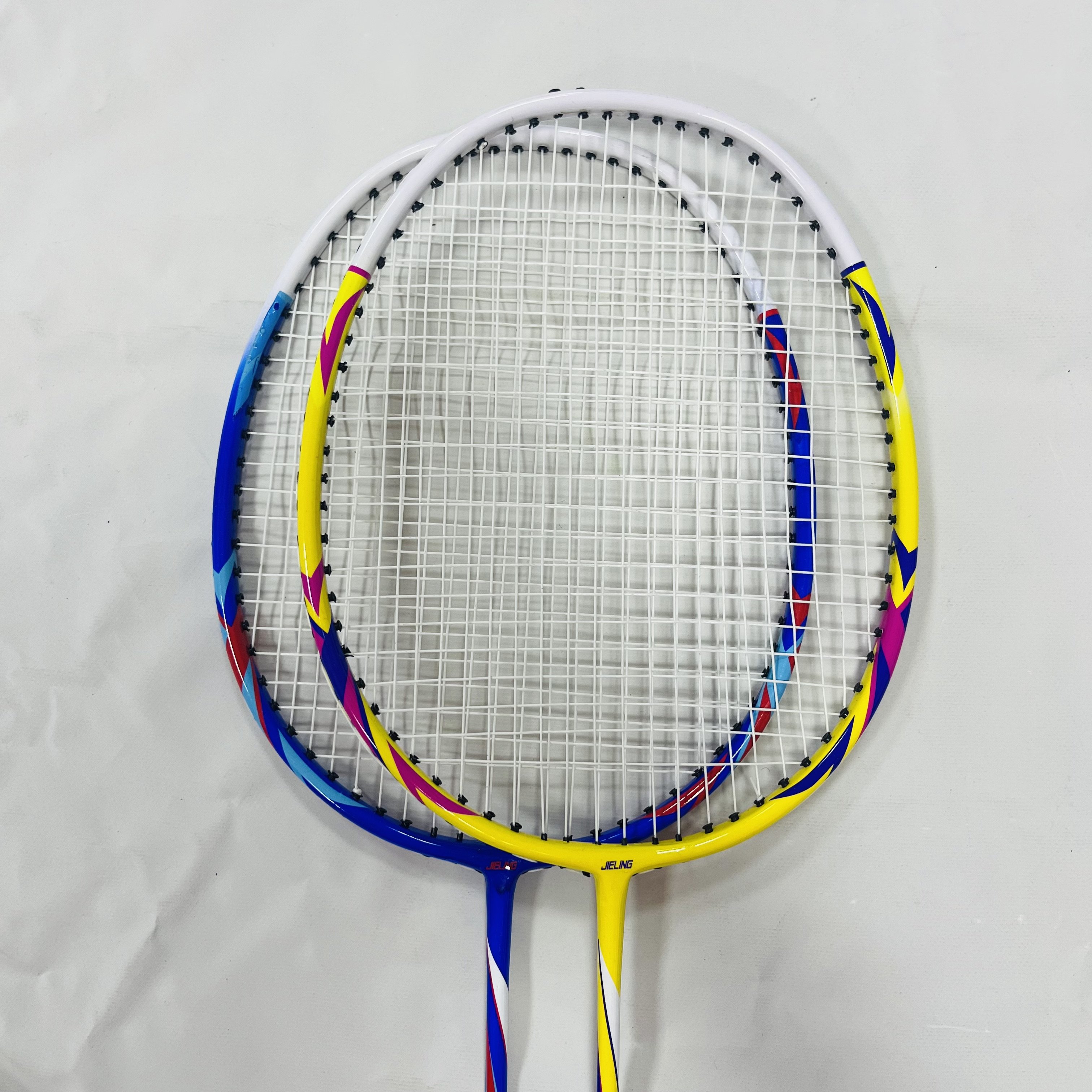 JIELING Wholesale Direct Sales Aluminum and Glass Use For Recreational Sports Badminton Racket