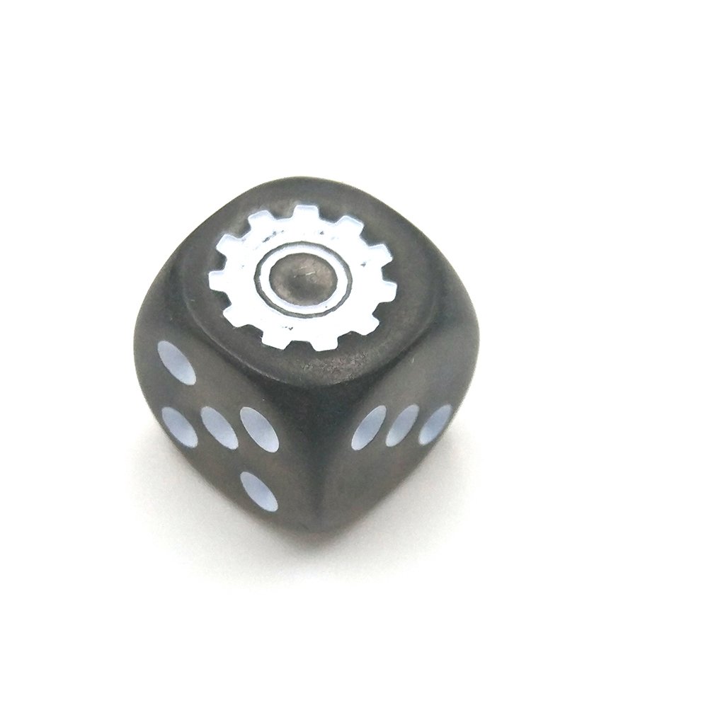 Wholesale Custom Colored Dot D6 Dice Straight Square Corners 10mm 16mm Custom Black White Dice