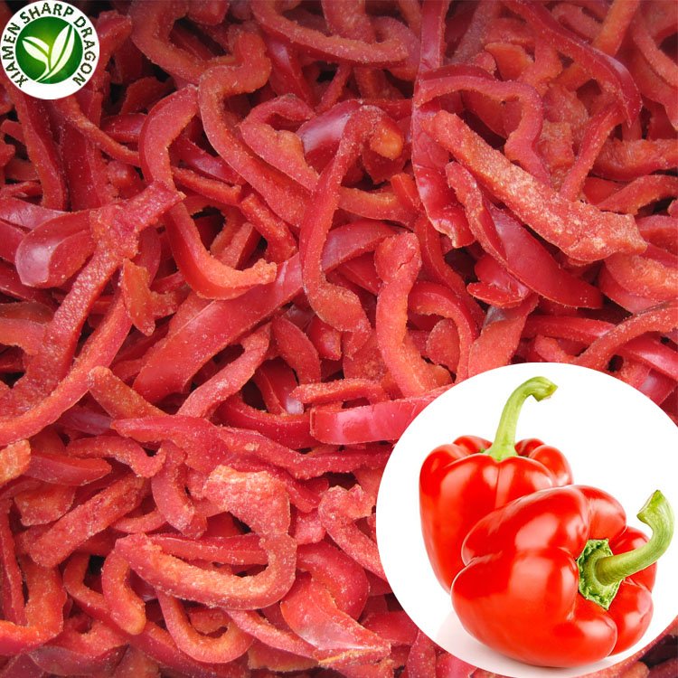 Bulk IQF Frozen Mixed Red Green Yellow Bell Pepper Dice Sliced Chunk Diced Block Cubes Cuts Strip Stick Freeze Freezing Capsicum