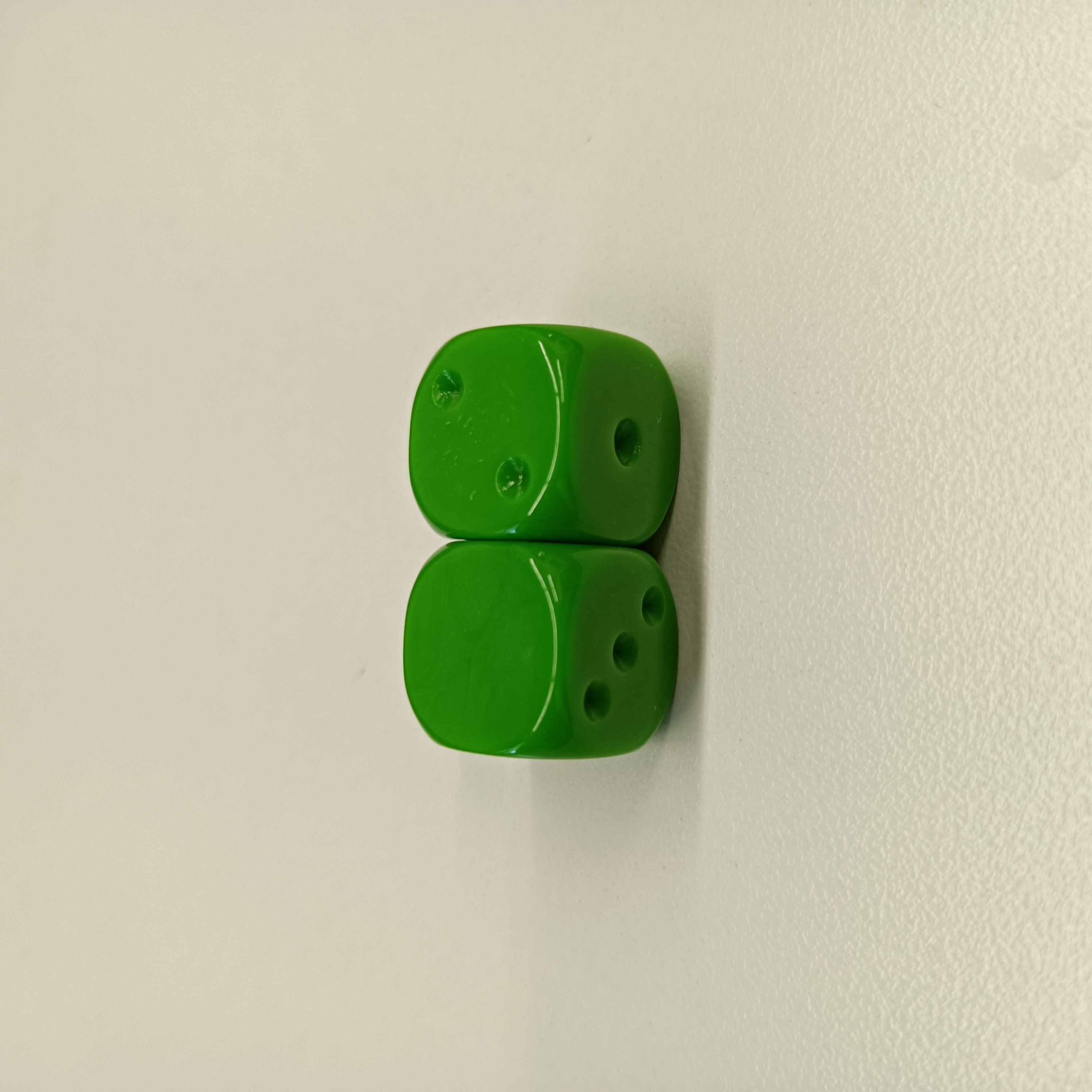 Wholesale 16mm round Corner Colored Acrylic Dice With One Side Blank for Board Games and Promotions