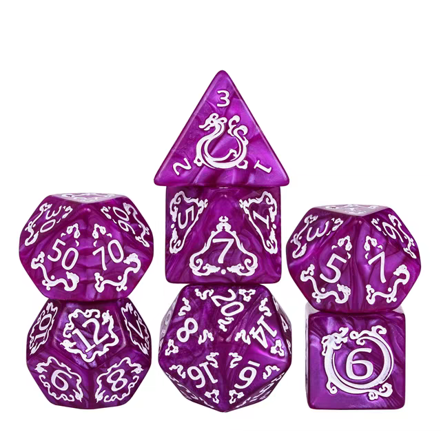 2024 Sunrise Dice Manufacturers Dungeons & Dragon Dice Set Wholesale Plastic DND Acrylic Dice