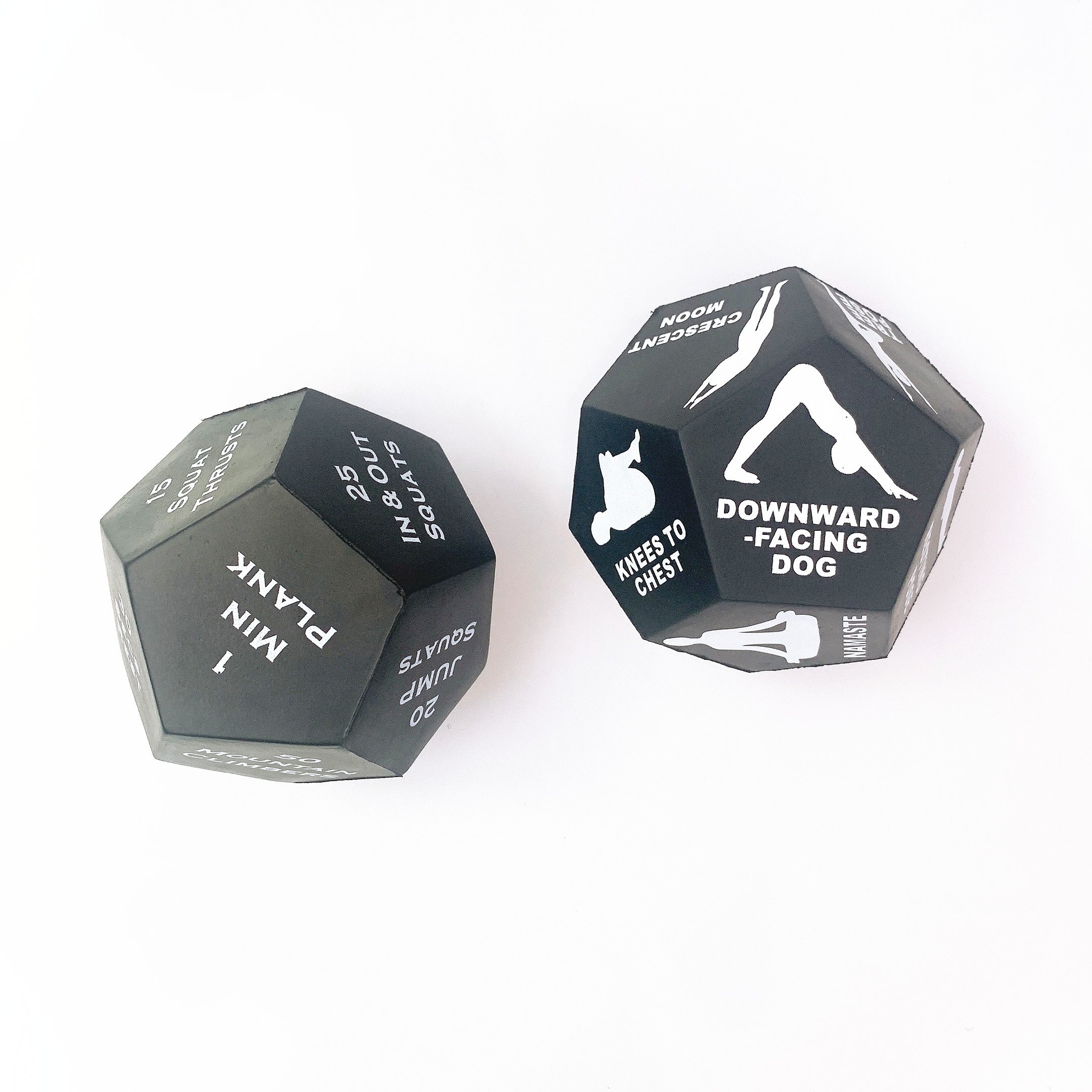 Custom 12 Sided Workout Yoga Anti Stress Game Cube Fitness Pu Foam Exercise Dice