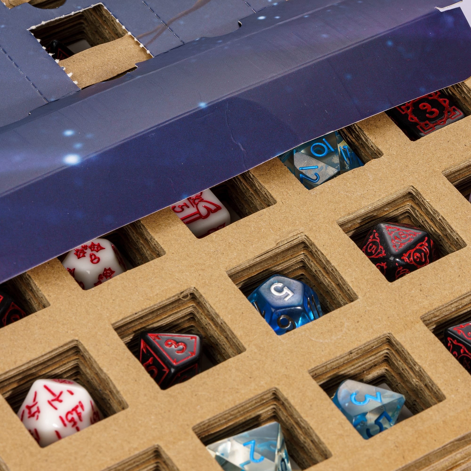 Udixi Custom Polyhedral Dice Dungeons and Dragons dnd rpg dice set board game