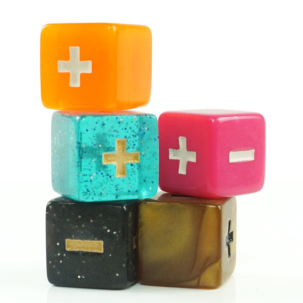 Customized 16mm Square Colored Acrylic Dice Wholesale Engraved Symbols Game Dice Set