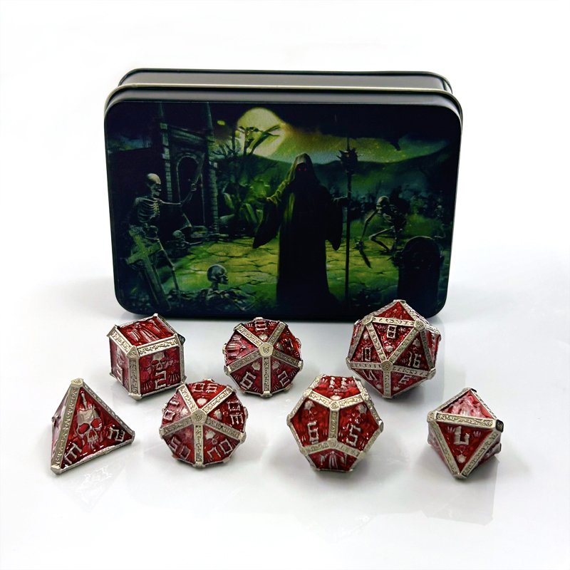 Wizard Dice 7pcs Set Newest Design for Dungeons & Dragons (DND) Game Use