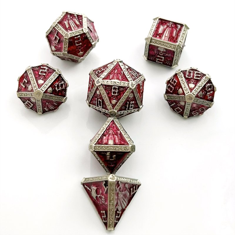Wizard Dice 7pcs Set Newest Design for Dungeons & Dragons (DND) Game Use