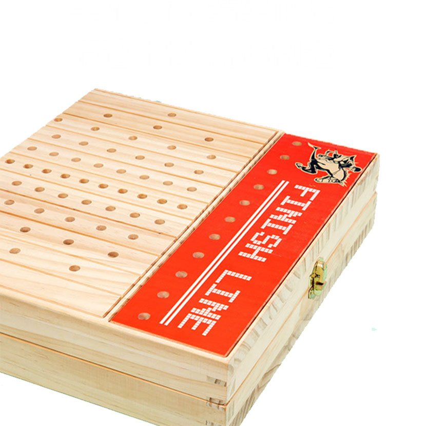 Solid Wooden Adult Board Games Dice Cards Kids with Luxurious Metal Horses Foldable Horse Racing Board Game