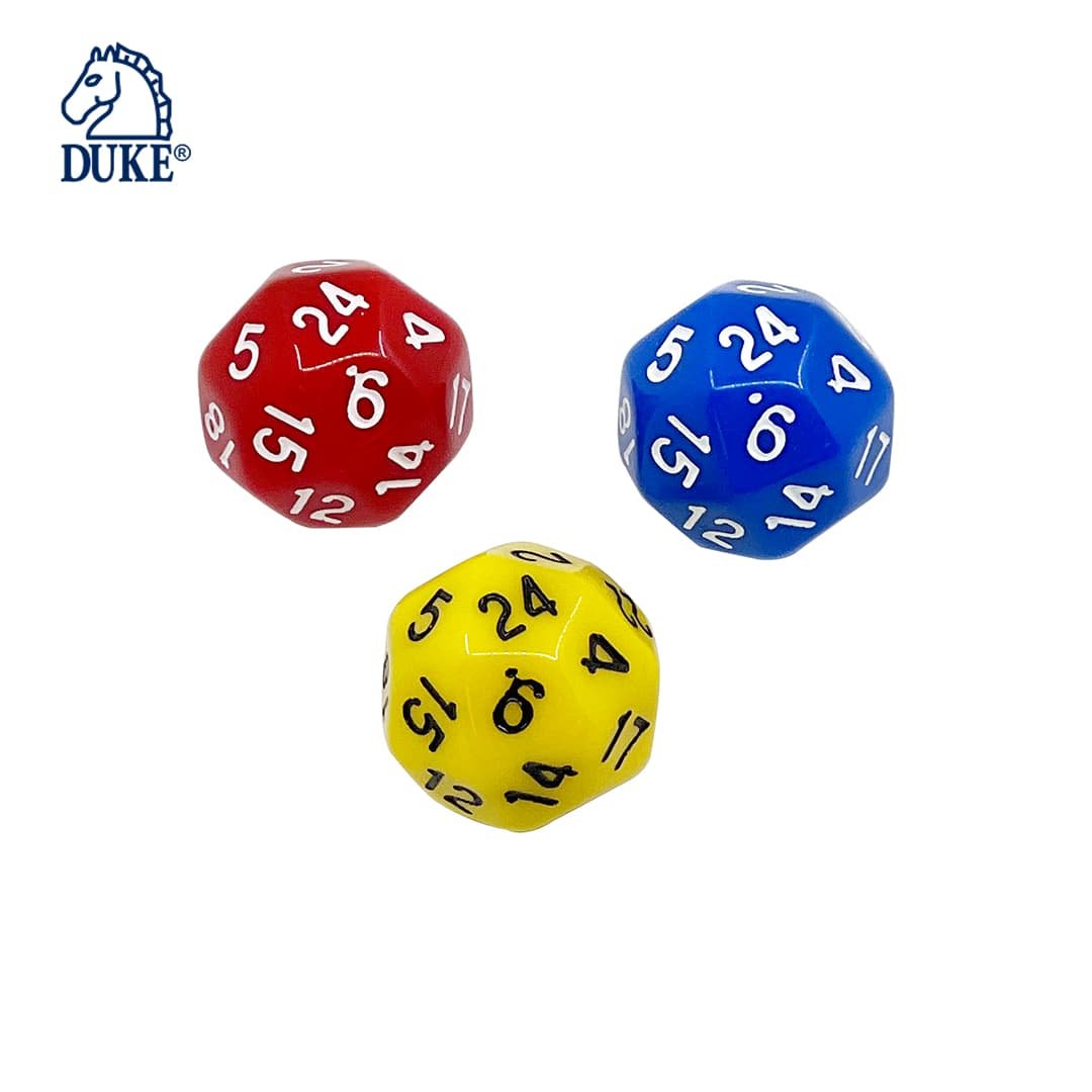 Custom High Quality Game Accessory 24 Sided Faces RPG Board Game Dice