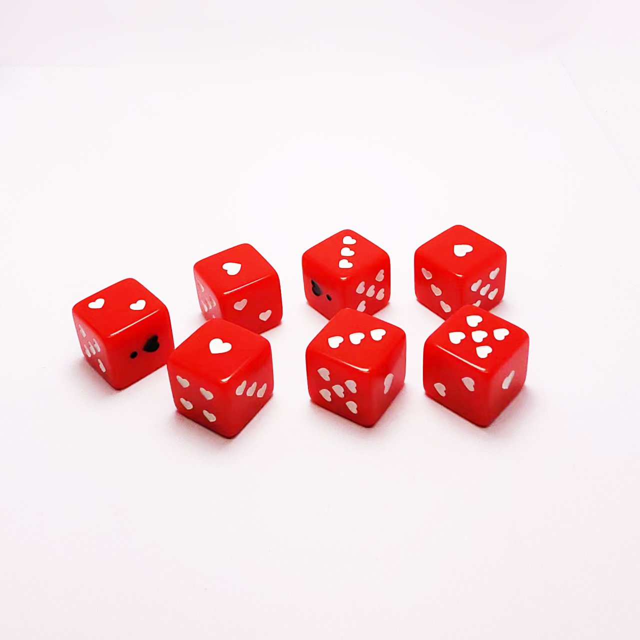 Wholesale Custom Logo Luxury Table Games D6 Point Dice Acrylic Resin Adult Sexy 16mm Dice
